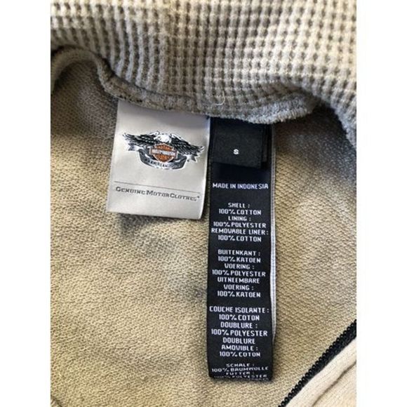 HARLEY DAVIDSON HOODED VEST - Picture 3 of 3